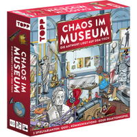 TOPP 18276 Chaos im Museum - Die Antwort liegt auf dem Tisch. Das Wimmelbild-Quizspiel | Weber, Karoline von FRECHVERLAG