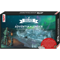 TOPP 18315 Escape Adventures Adventskalender - Die verwunschenen Eisruinen - Rätsel für 24 Tage von FRECHVERLAG