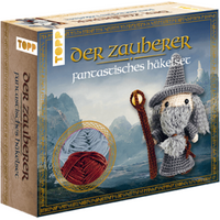 TOPP 18402 Fantastisches Häkelset Zauberer, 17 cm | Ganseforth, Jana von FRECHVERLAG