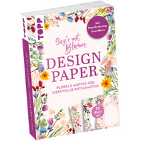 TOPP 18517 Design Paper A6 Sag's mit Blumen. Mit Handlettering-Grundkurs von FRECHVERLAG