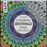 TOPP 28017 Coloring Zentangle-Style - Ausmalen & entspannen | Farah.brightart von FRECHVERLAG