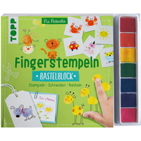 TOPP 29089 Fingerstempeln. Bastelblock mit Stempelfarbe von FRECHVERLAG