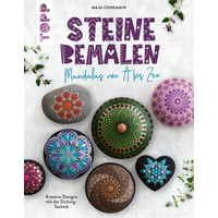 TOPP 3116 Steine Bemalen - Mandalas von A bis Zen. Kreative Designs mit der Dotting-Technik | Condamin, Maja von FRECHVERLAG