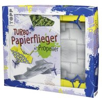 TOPP 4354 Kreativ-Set Turbo-Papierflieger mit Propeller von FRECHVERLAG