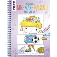 TOPP 4524 Mix-Max-Malbuch Wer bin ich? - Lustige Kombinationen für Kinder ab 5 Jahren von FRECHVERLAG