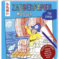 TOPP 7494 Zauberpapier Malbuch für Jungs TOPP 7494 Zauberpapier Malbuch für Jungs von FRECHVERLAG