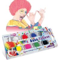 Aqua Tableau Karneval, 8 Farben inklusive Pinsel, 32 g von FRIES