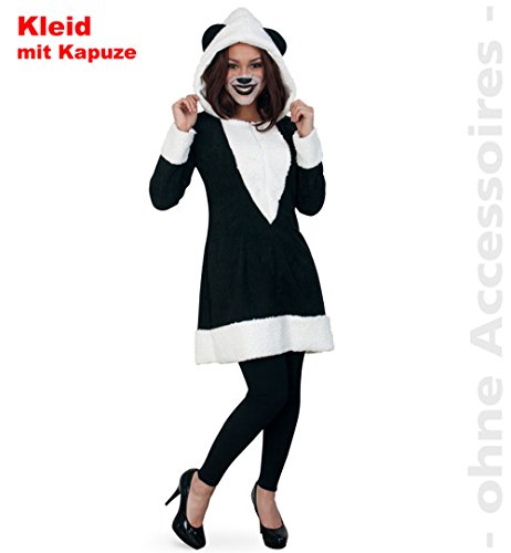 FRIES 13532 Damen Kostüm Panda-Kleid mit Kapuze-Gr. 38 FRIES 13532 Damen Kostüm Panda-Kleid mit Kapuze-Gr. 38 von FRIES