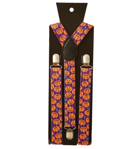 Fröhlicher Grusel: Halloween-Hosenträger mit Kürbis-Design Fröhlicher Grusel: Halloween-Hosenträger mit Kürbis-Design von FRIES