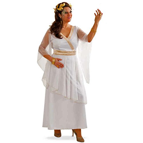 Kostüm Griechin Athena Gr. 46 Kleid weiß Antike Fasching Römerin von FRIES