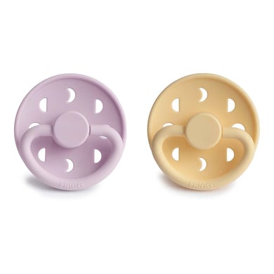 FRIGG Schnuller Moon Phase Daffodil/Soft Lilac 0-6 Monate von FRIGG