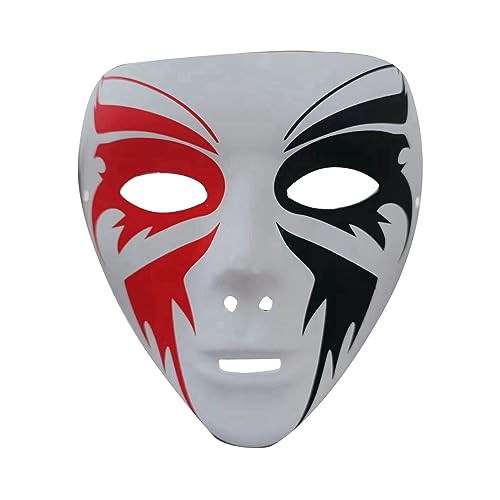 FRMUIC DIY Weiße Papier Maske, Maskerade Maske, Halloween Maske, Theathermaske zum Bemalen Unbemalt Masken für Kinder Erwachsene Karneval, Party Cosplay, Herren von FRMUIC