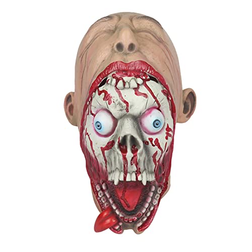 FRMUIC Halloween Maske Halloweenmaske Ghostface Maske Gruselig Grusel Maske Horrormaske für Faschingskostüme, Zubehör für Kostüm, Karneval oder Halloween von FRMUIC