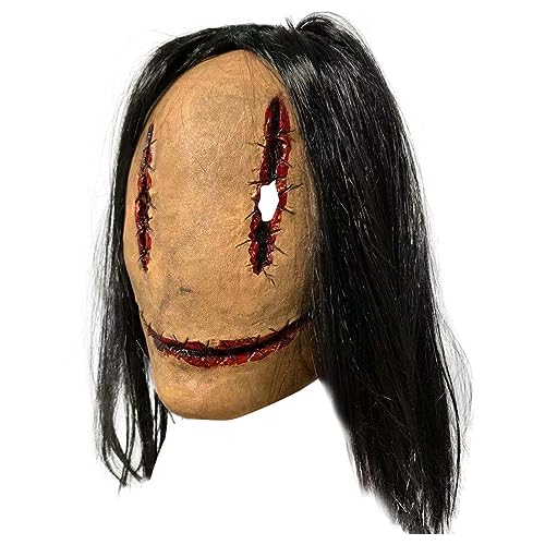 FRMUIC Halloween Maske Halloweenmaske Ghostface Maske Gruselig Grusel Maske Horrormaske für Faschingskostüme, Zubehör für Kostüm, Karneval oder Halloween von FRMUIC