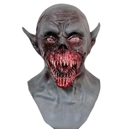 FRMUIC Halloween Masken Halloweenmaske Maske Gruselig Grusel Maske Horrormaske für Faschingskostüme, Zubehör für Kostüm, Karneval Halloween von FRMUIC