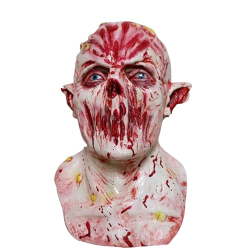 FRMUIC Halloween Masken Halloweenmaske Maske Gruselig Grusel Maske Horrormaske für Faschingskostüme, Zubehör für Kostüm, Karneval Halloween von FRMUIC