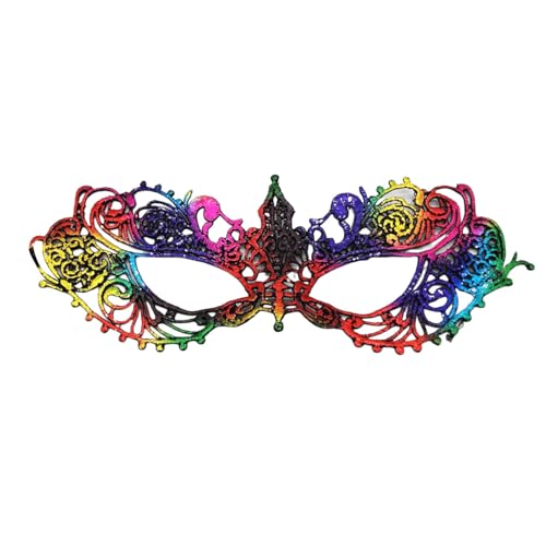 FRMUIC Spitzen Augenmaske Damen Venezianische Maske Spitzenmaske, Maskerade Spitzenmaske Halbes Gesichtsmaske für Abschlussball Karneval Party Kostüm Cosplay von FRMUIC