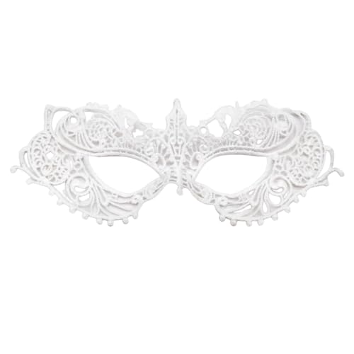 FRMUIC Spitzen Augenmaske Damen Venezianische Maske Spitzenmaske, Maskerade Spitzenmaske Halbes Gesichtsmaske für Abschlussball Karneval Party Kostüm Cosplay von FRMUIC