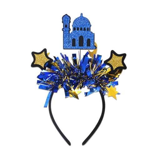 FROVOL 2025 Eid Mubarak Stirnband Middle Eastern Festival Star Eid Moon Eid Party Headwear Decor Photo Mubarak Muslim Castle E4F9 Happy von FROVOL