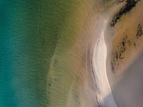 1000 Teile Puzzle,Lernen Pädagogische Puzzle Spielzeug -Küste, Meer, Sand 75x50cm von FRUKAT