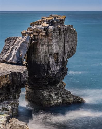 1000 Teile Puzzle für Erwachsene und Kinder ab 12 Jahren-Felsen, Klippen, Meer 70x50cm von FRUKAT