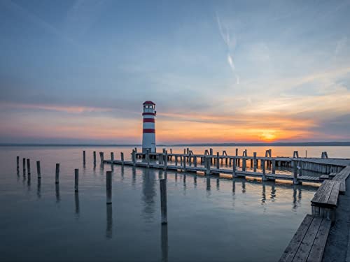 1500 Teile Impossible Puzzle,Geschicklichkeitsspiel für Die Ganze Familie - Leuchtturm Pier Meer 87x57cm 1500 Teile Impossible Puzzle,Geschicklichkeitsspiel für Die Ganze Familie - Leuchtturm Pier Meer 87x57cm von FRUKAT