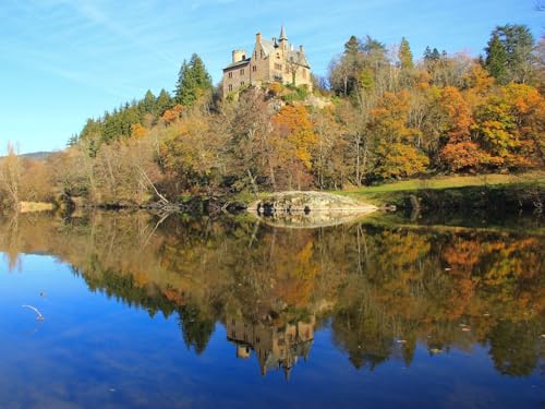 1500 Teile Puzzle,Lernen Pädagogische Puzzle Spielzeug -Schloss, Loire, Frankreich 87x57cm von FRUKAT