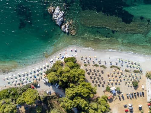 1500 Teile Puzzle,Lernen Pädagogische Puzzle Spielzeug -Strand, Meer, Resort 87x57cm von FRUKAT