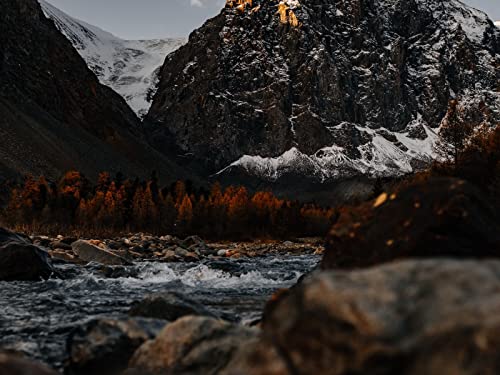 500 Teile Puzzle,Geschicklichkeitsspiel für Die Ganze Familie, Berge Flusssteine 52x38cm 500 Teile Puzzle,Geschicklichkeitsspiel für Die Ganze Familie, Berge Flusssteine 52x38cm von FRUKAT