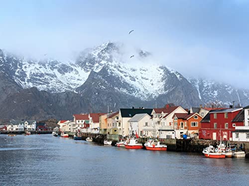 500 Teile Puzzle,Geschicklichkeitsspiel für Die Ganze Familie, Häuser Küste Berge 52x38cm 500 Teile Puzzle,Geschicklichkeitsspiel für Die Ganze Familie, Häuser Küste Berge 52x38cm von FRUKAT
