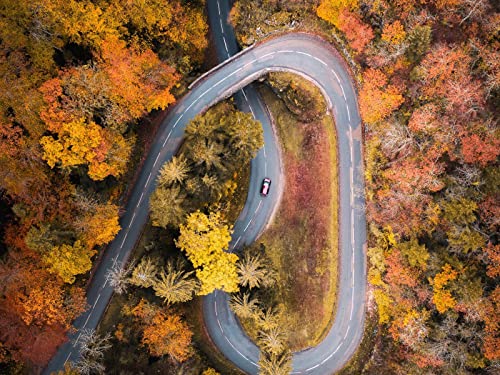 500 Teile Puzzle,Geschicklichkeitsspiel für Die Ganze Familie, Straßenauto-Luftaufnahme 52x38cm 500 Teile Puzzle,Geschicklichkeitsspiel für Die Ganze Familie, Straßenauto-Luftaufnahme 52x38cm von FRUKAT