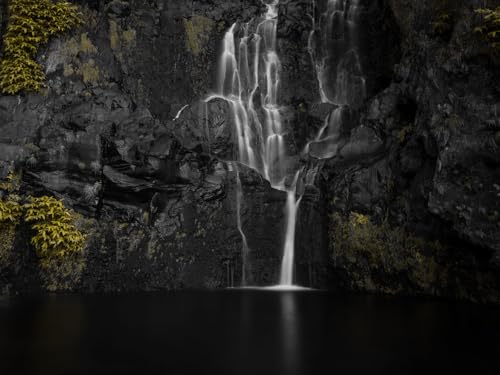 500 Teile Puzzle,Geschicklichkeitsspiel für die ganze Familie,-Rock, Wasserfall, Wasser, Natur 52x38cm von FRUKAT