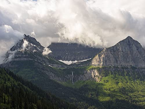 500 Teile Puzzle,Impossible Puzzle für Kleinkinder Jungen Mädchen 14 Jahre alt - Berg Felsen Wolken 52x38cm 500 Teile Puzzle,Impossible Puzzle für Kleinkinder Jungen Mädchen 14 Jahre alt - Berg Felsen Wolken 52x38cm von FRUKAT