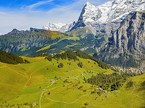 500 Teile Puzzle,Lernen Pädagogische Puzzle Spielzeug - Berge Felsen Schnee 52x38cm 500 Teile Puzzle,Lernen Pädagogische Puzzle Spielzeug - Berge Felsen Schnee 52x38cm von FRUKAT
