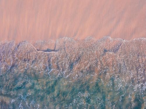 500 Teile Puzzle,Lernen Pädagogische Puzzle Spielzeug -Wellen, Küste, Meer, Sand, 52x38cm von FRUKAT