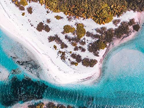 500 Teile Puzzle Farbenfrohes Puzzle für Erwachsene und Kinder - Inselstrand-Luftaufnahme 52x38cm 500 Teile Puzzle Farbenfrohes Puzzle für Erwachsene und Kinder - Inselstrand-Luftaufnahme 52x38cm von FRUKAT