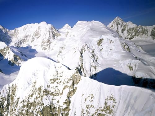 500 Teile Puzzle ab 14 Jahren,buntes Erwachsenenpuzzle -Alaska, Berge, Schnee, Höhe 52x38cm von FRUKAT