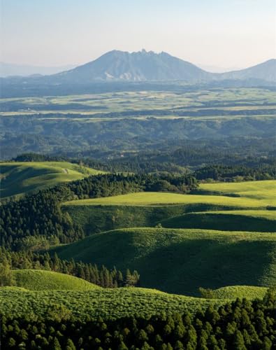 500 Teile Puzzle für Erwachsene und Kinder ab 14 Jahren - Hügel, Gras, Berge 52x38cm von FRUKAT