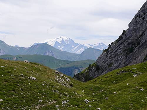 500 Teile Puzzle für Erwachsene und Kinder ab 14 Jahren - Hügel Berge Schnee 52x38cm 500 Teile Puzzle für Erwachsene und Kinder ab 14 Jahren - Hügel Berge Schnee 52x38cm von FRUKAT