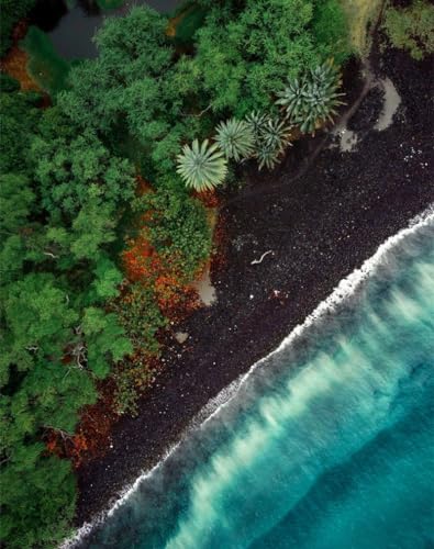 500 Teile Puzzle für Erwachsene und Kinder ab 14 Jahren - Strand, Antenne, Aussicht, Bäume 52x38cm von FRUKAT