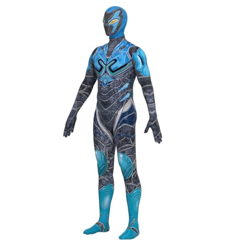 FTPZTINX Blue Beetles Cosplay Bodysuit Halloween Anime Kostüm Einteiler Anime Rollenspiel Fancy Outfits Jumpsuit von FTPZTINX