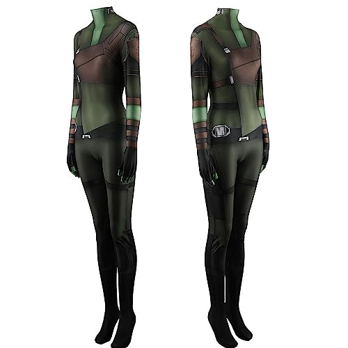 FTPZTINX Guardians Galaxys Gamora Cosplay Bodysuit Halloween Anime Kostüm Einteiler Anime Rollenspiel Fancy Outfits Jumpsuit von FTPZTINX