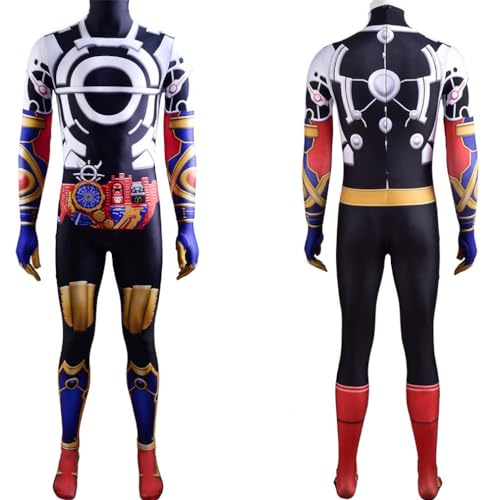 FTPZTINX Kamens Rider Evol E Total Cosplay Bodysuit Halloween Anime Kostüm Einteiler Anime Rollenspiel Fancy Outfits Jumpsuit von FTPZTINX