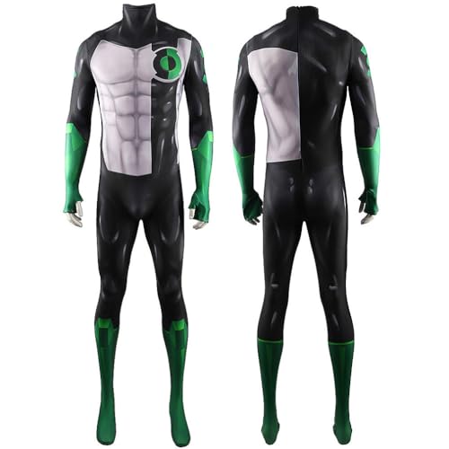 FTPZTINX Lanterns Kyle Rayner Cosplay Bodysuit Halloween Anime Kostüm Einteiler Anime Rollenspiel Fancy Outfits Jumpsuit von FTPZTINX