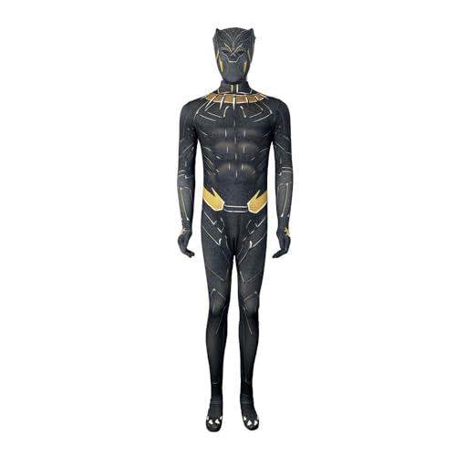 FTPZTINX Man Panthers Cosplay-Body, Halloween, Anime-Kostüm, Einteiler, Anime-Rollenspiel, ausgefallene Outfits, Jumpsuit von FTPZTINX