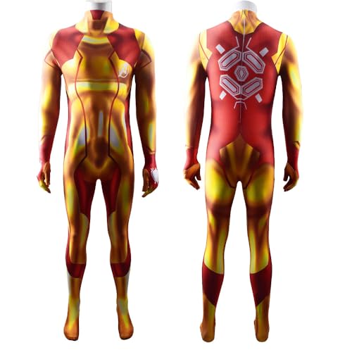 FTPZTINX Metroid Samus Arancosplay Cosplay Bodysuit Halloween Anime Kostüm Einteiler Anime Rollenspiel Fancy Outfits Jumpsuit von FTPZTINX