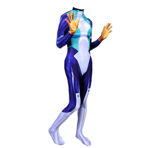 FTPZTINX My Heros Academias Nejire Hado Cosplay Bodysuit Halloween Anime Kostüm Einteiler Anime Rollenspiel Fancy Outfits Jumpsuit von FTPZTINX