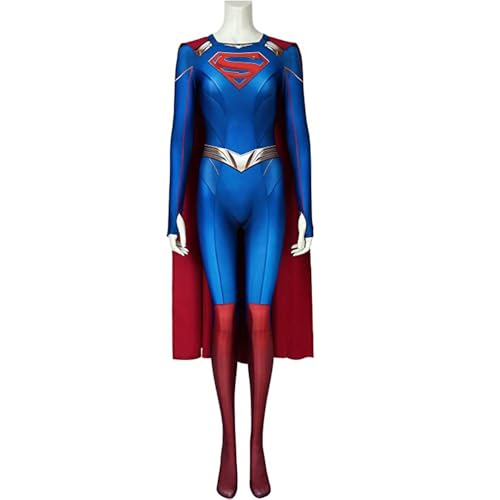 FTPZTINX Supermans and Lois Cosplay Kostüm Full Set Jumpsuit Anime Cosplay Enges Kostüm für Halloween Party von FTPZTINX