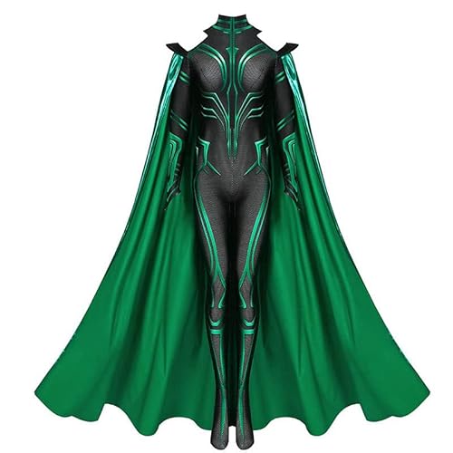 FTPZTINX Thors Hela Cosplay Bodysuit Halloween Anime Kostüm Einteiler Anime Rollenspiel Fancy Outfits Jumpsuit von FTPZTINX