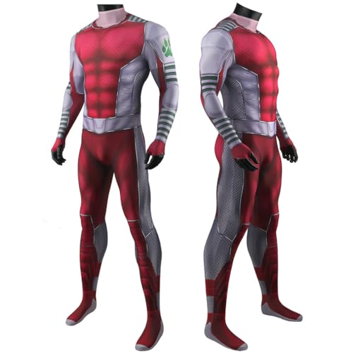 FTPZTINX Titans Hero Beast Boy Cosplay Bodysuit Halloween Anime Kostüm Einteiler Anime Rollenspiel Fancy Outfits Jumpsuit von FTPZTINX